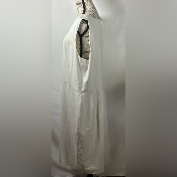 LOFT Cream Midi Dress - Picture 3 of 13